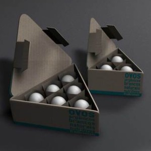 triangle egg box for various quantity