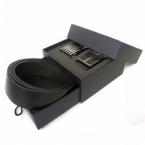 men belt box with slide open