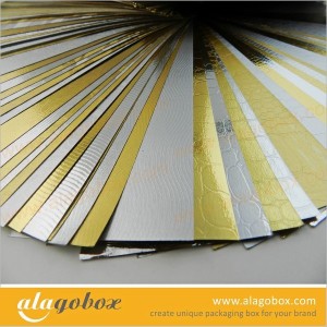 metallic paper for facial mask packaging