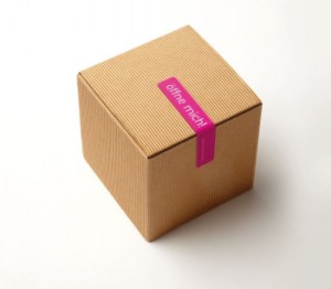 corrugated paper skin care packaging