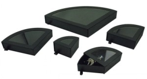 sector shape necklace box