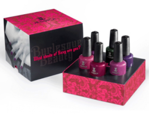 nail polish box with hat