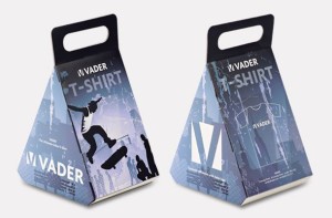 triangle shirt box with handle