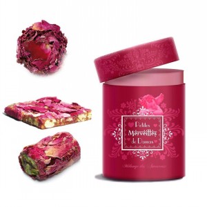 tube box for truffles with hat