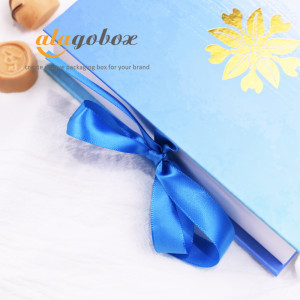 12pc chocolate bonbon box blue