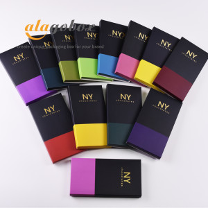 colorful chocolate bar boxes