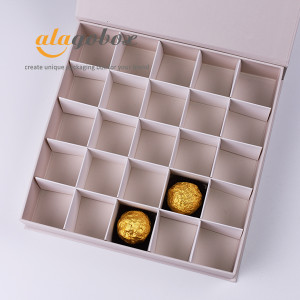 25pc chocolate bonbon rigid box