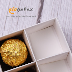 4pc chocolate truffle boxes