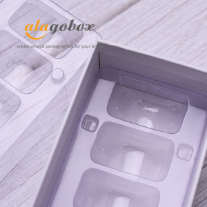 customized 6pc macarons box