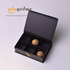 6pc artisan chocolate bonbon boxes