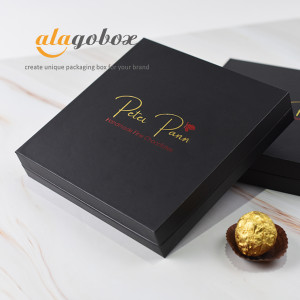 luxury artisanal chocolate box